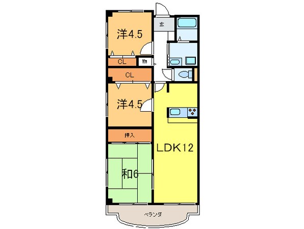 アルトゥーラ御影の物件間取画像